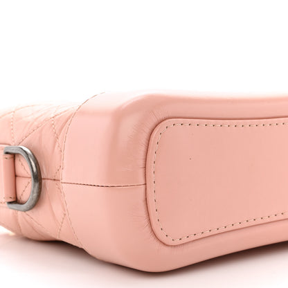 Chanel Aged Calfskin Quilted Small Gabrielle Hobo Pink 9 of 10