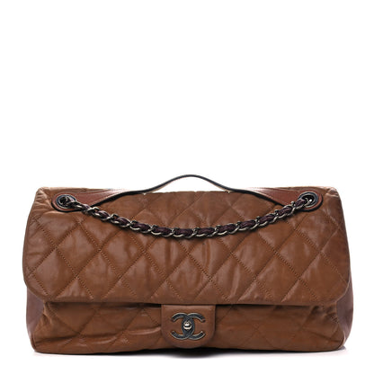 Chanel Iridescent Calfskin Jumbo In The Mix Flap Brown 1 of 12