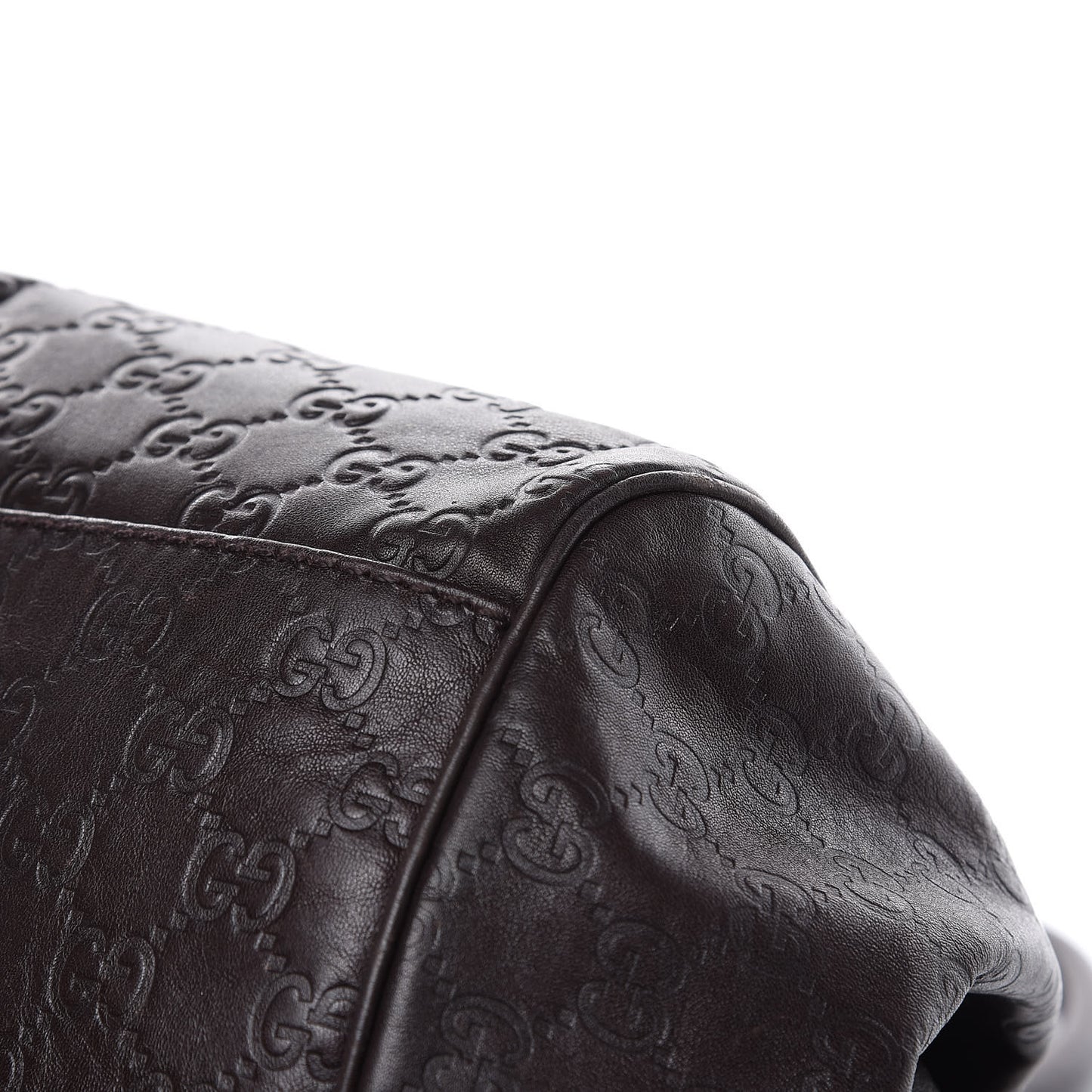 Guccissima Medium Sukey Boston Chocolate