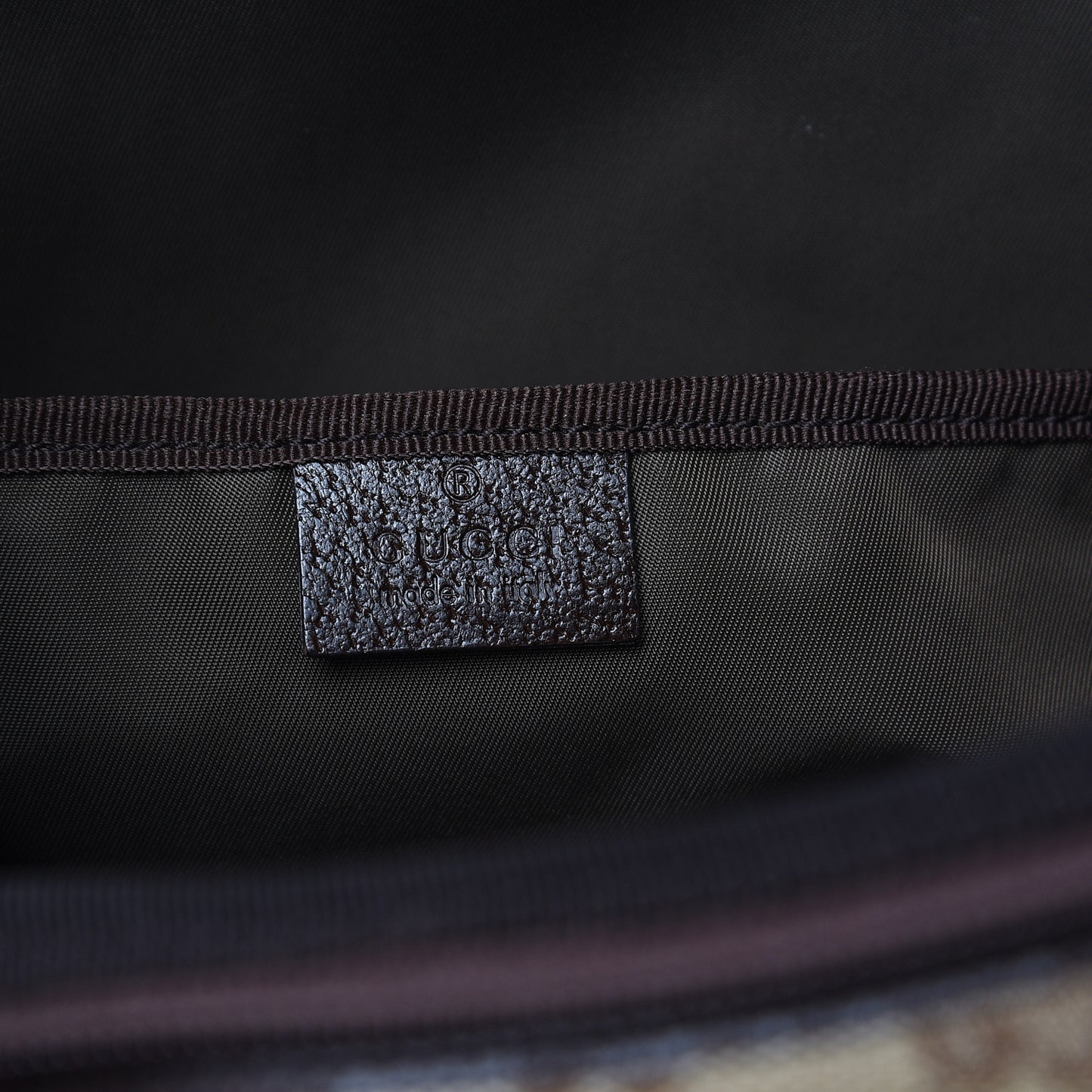Monogram Natural Pigskin Large Diaper Bag Beige Ebony Cocoa Dark Chocolate