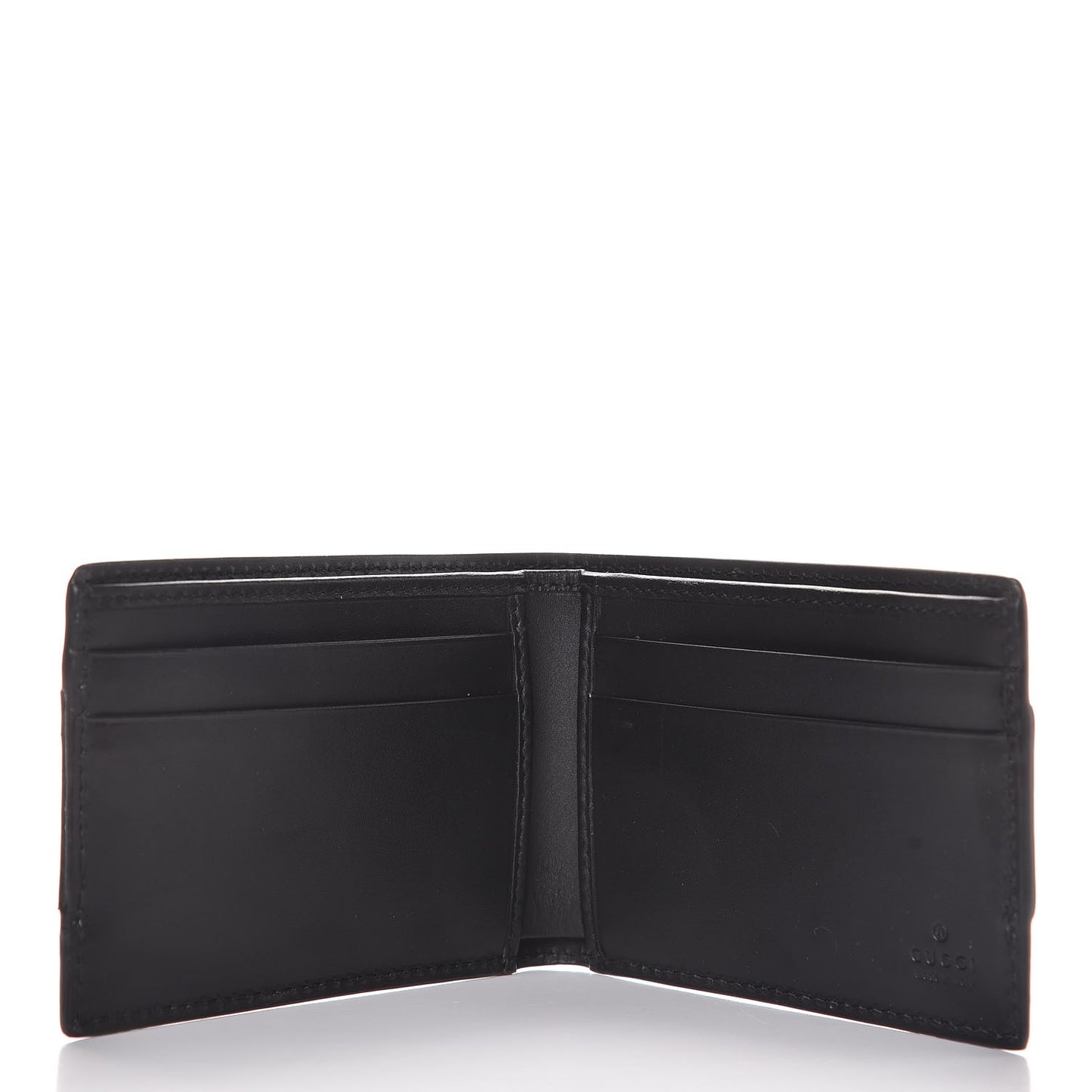 GG Supreme Monogram Bi-Fold Wallet Black