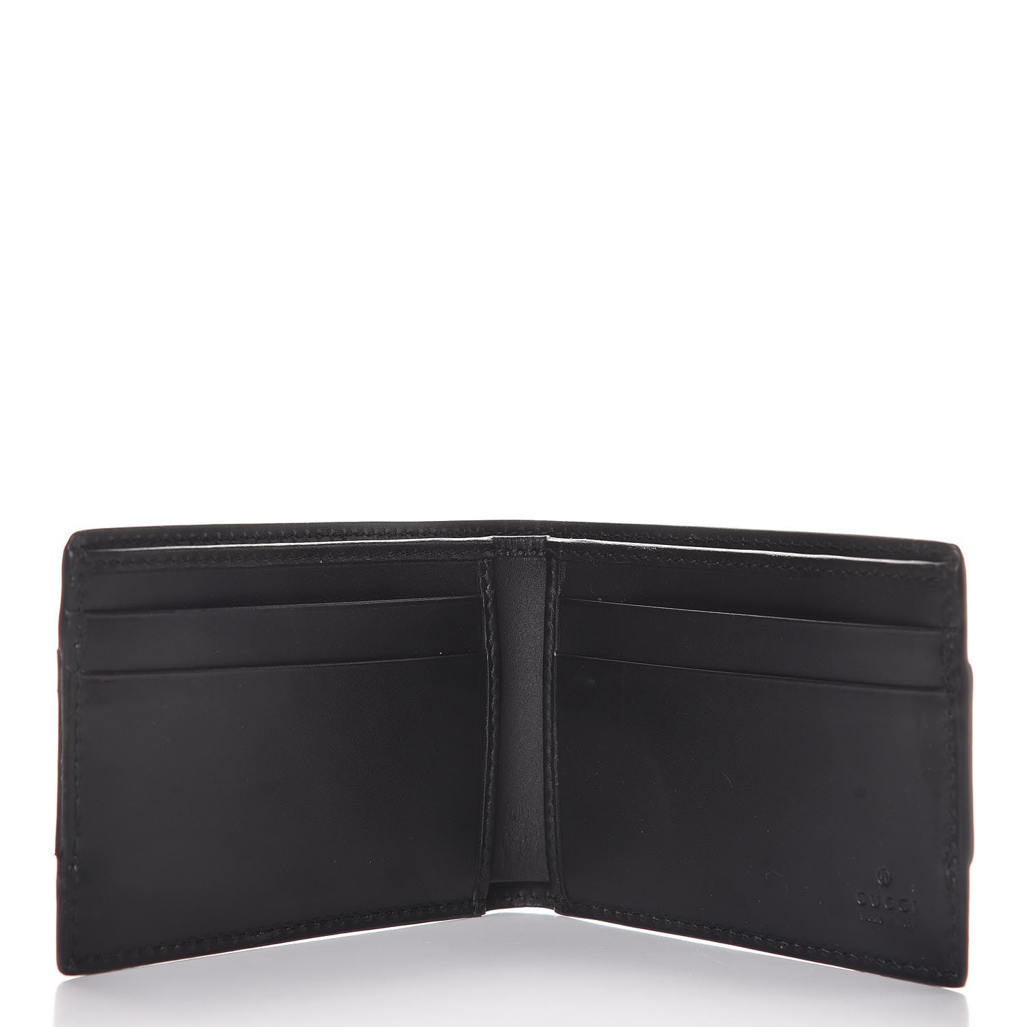 Gucci GG Supreme Monogram Bi-Fold Wallet Black 5 of 9