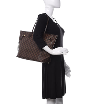Louis Vuitton Damier Ebene Neverfull MM 2 of 17