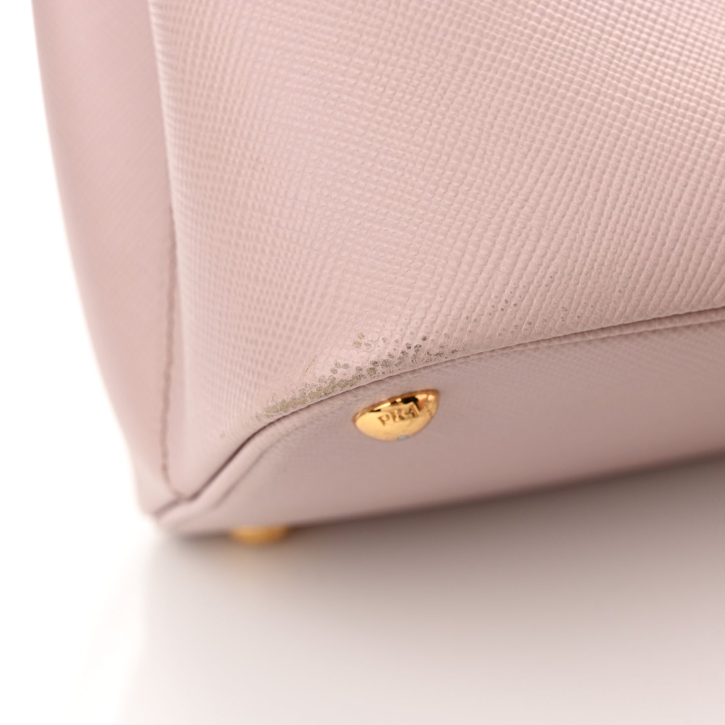 Saffiano Cuir Medium Double Bag Mughetto