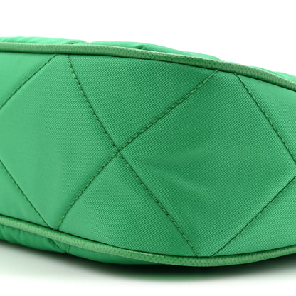 Prada Re-Nylon Saffiano Stitched Mini Re-Edition 1995 Chaine Shoulder Bag Menta 8 of 9