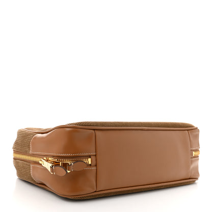 Miu Miu Corduroy Large Beau Top Handle Bag Cinnamon 4 of 9
