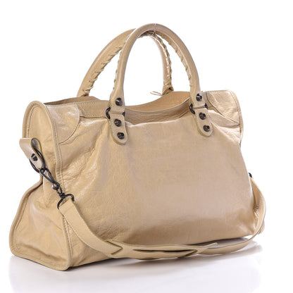 Balenciaga Agneau Classic Hardware City Dune 3 of 9