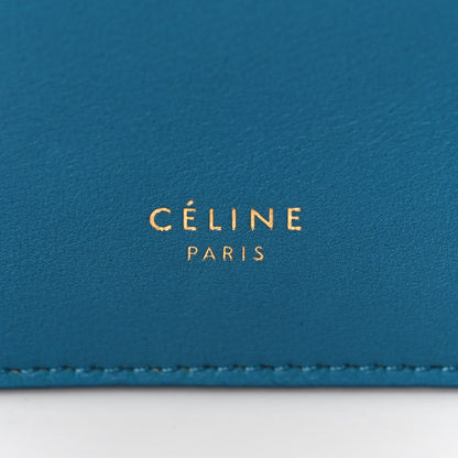 Celine Smooth Calfskin Mini Clasp Bag Teal Blue 6 of 10