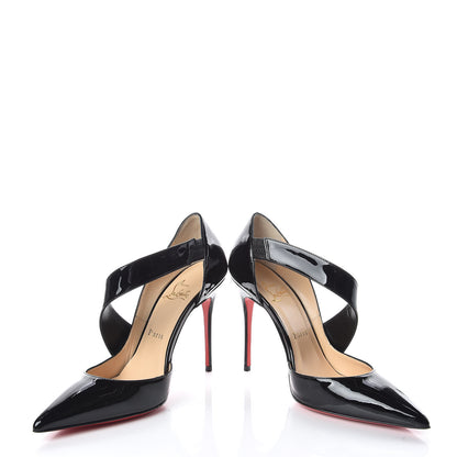 Christian Louboutin Patent Ograde 100 Pumps 38 Black 5 of 11