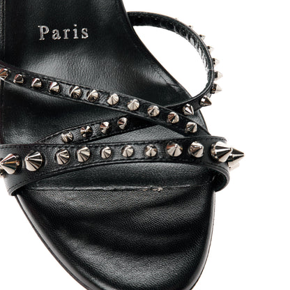 Christian Louboutin Nappa Tatoosh 85 Sandals 38.5 Black 9 of 9