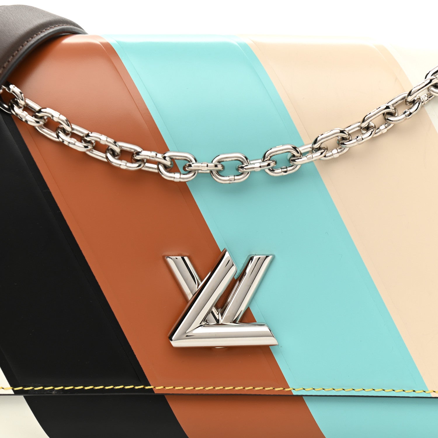 Louis Vuitton Lambskin GO-14 PM Stripes 8 of 13