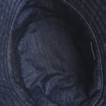 Prada Denim Re-Nylon Reversible M Bucket Hat Blue Black 12 of 12