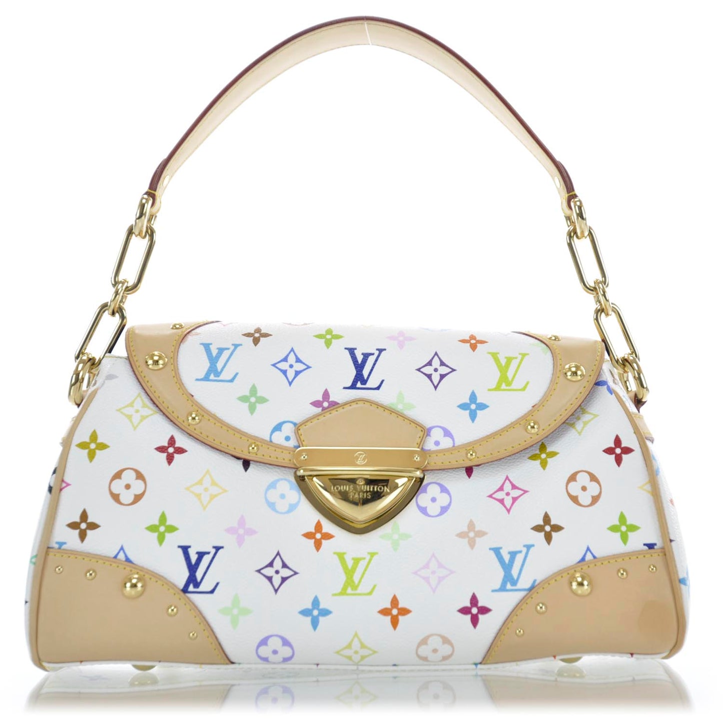 Monogram Multicolor Beverly MM White