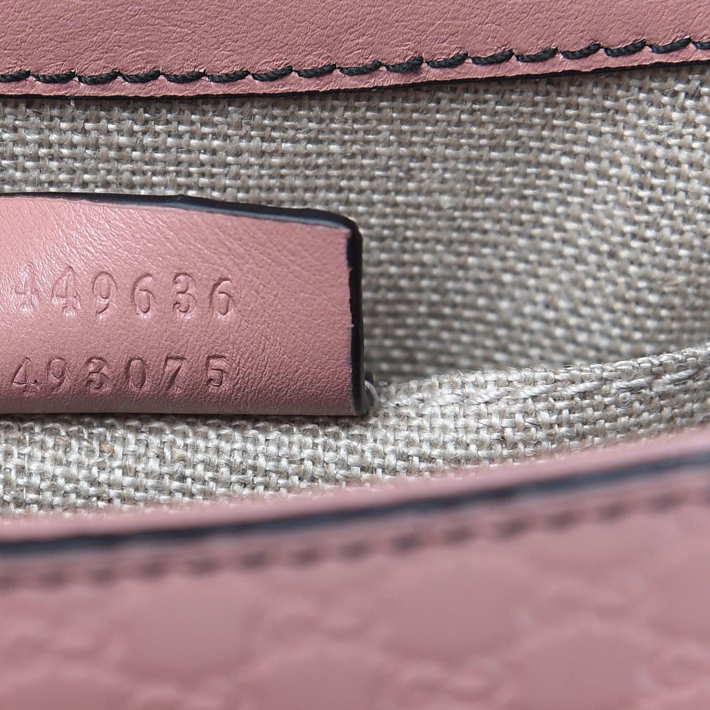 Microguccissima Mini Emily Shoulder Bag Soft Pink