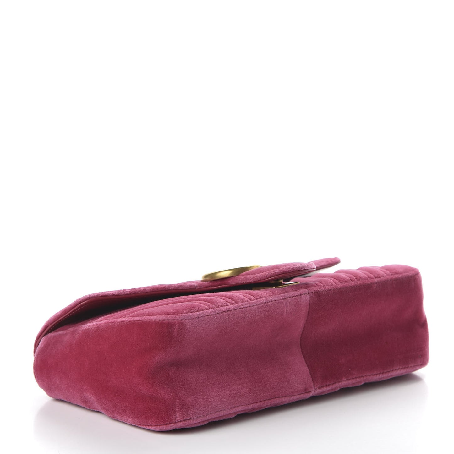 Velvet Matelasse Small GG Marmont Shoulder Bag Light Raspberry Rose