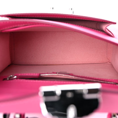 MCM Grained Calfskin Small Patricia Satchel Sugar Pink 4 of 8