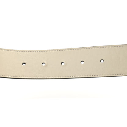 Gucci Calfskin Double G 40mm Belt 85 34 Mystic White 4 of 7