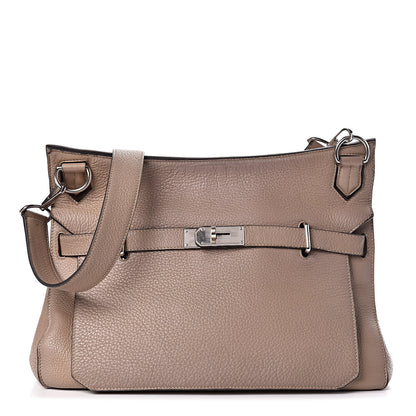 Hermes Taurillon Clemence Jypsiere 37 Etoupe 1 of 16