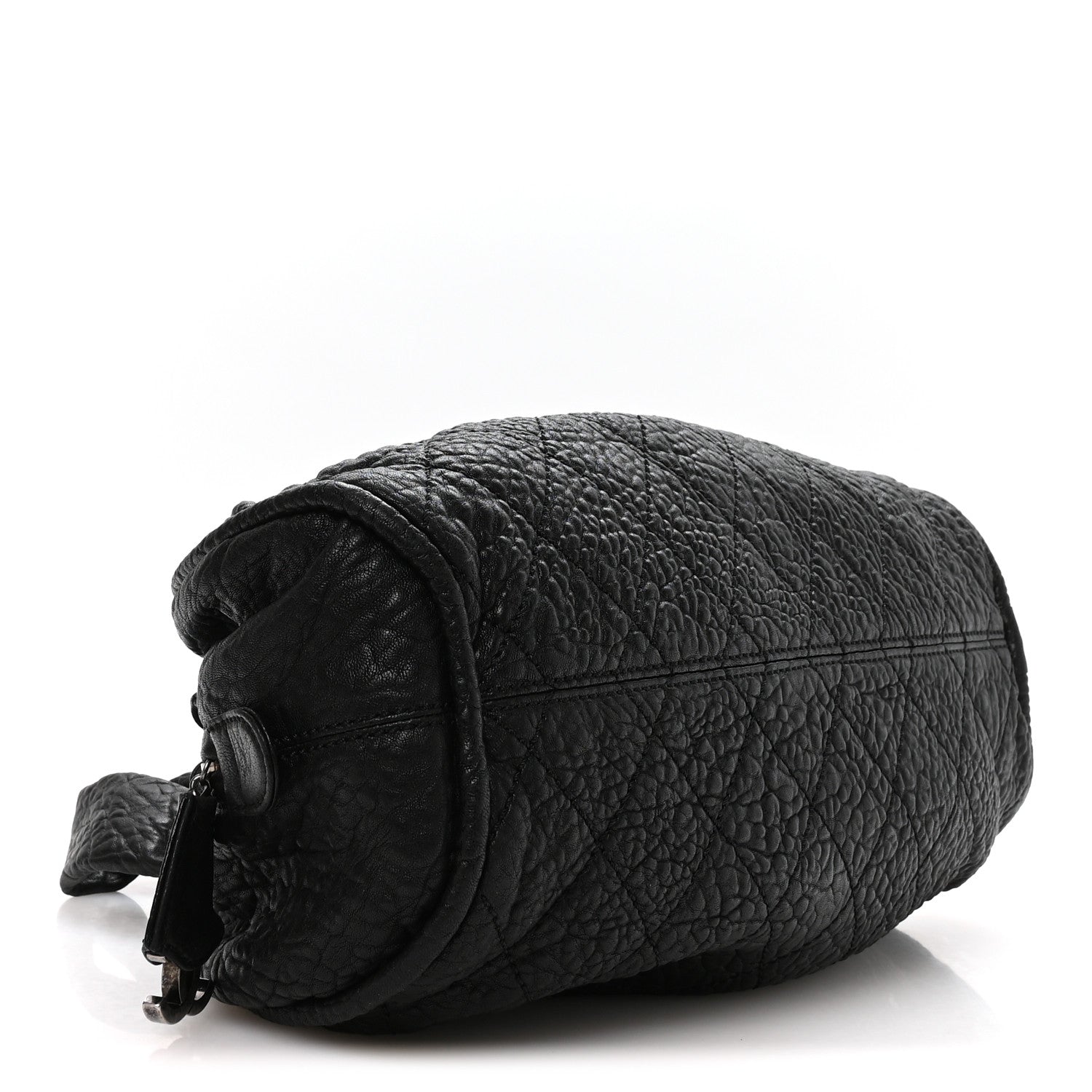 Chanel Distressed Lambskin Le Marais Bowler Black 4 of 11