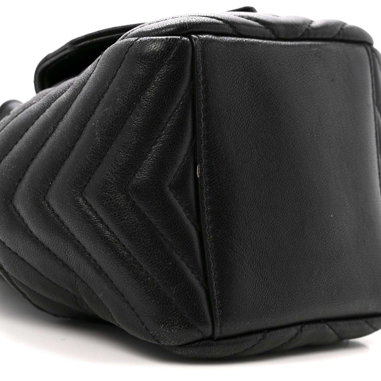 Saint Laurent Lambskin Matelasse Monogram Joe Nano Bucket Bag