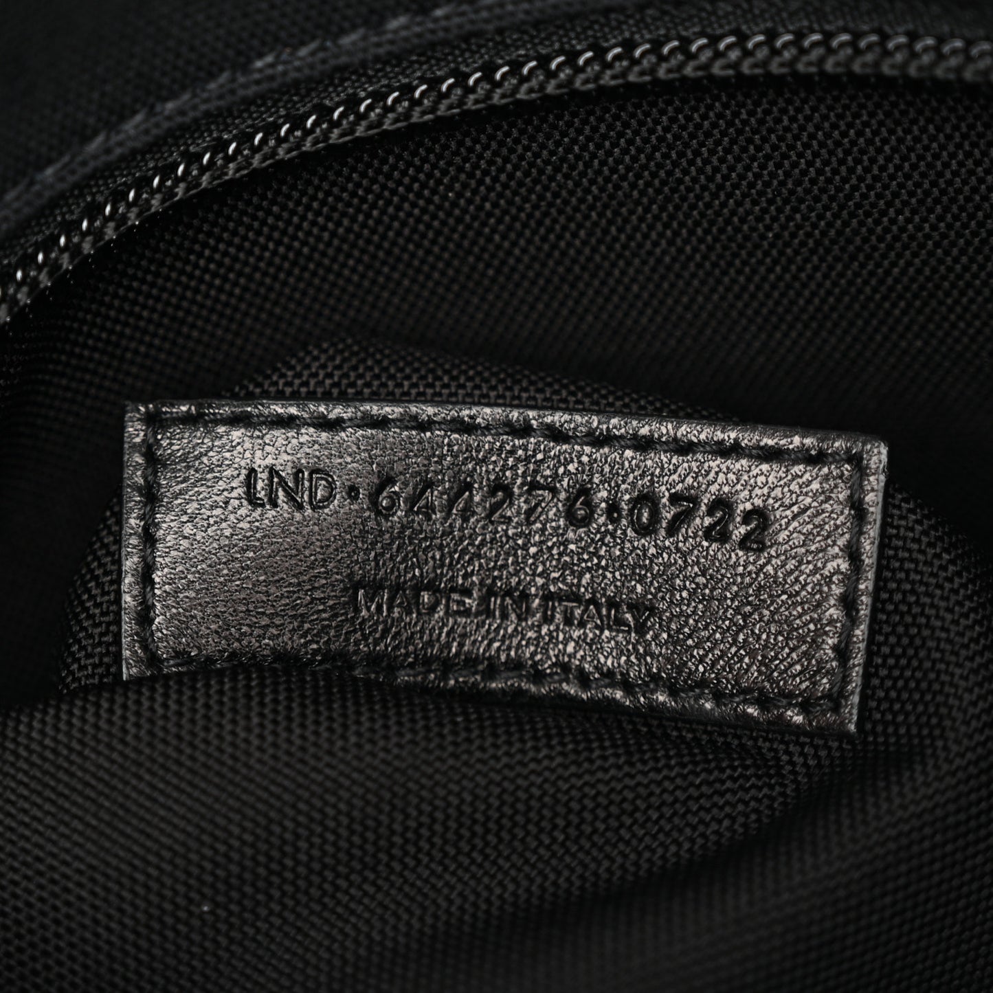 Lambskin Nylon Small Camp Camera Bag Black