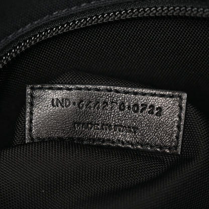 Saint Laurent Lambskin Nylon Small Camp Camera Bag Black 7 of 10