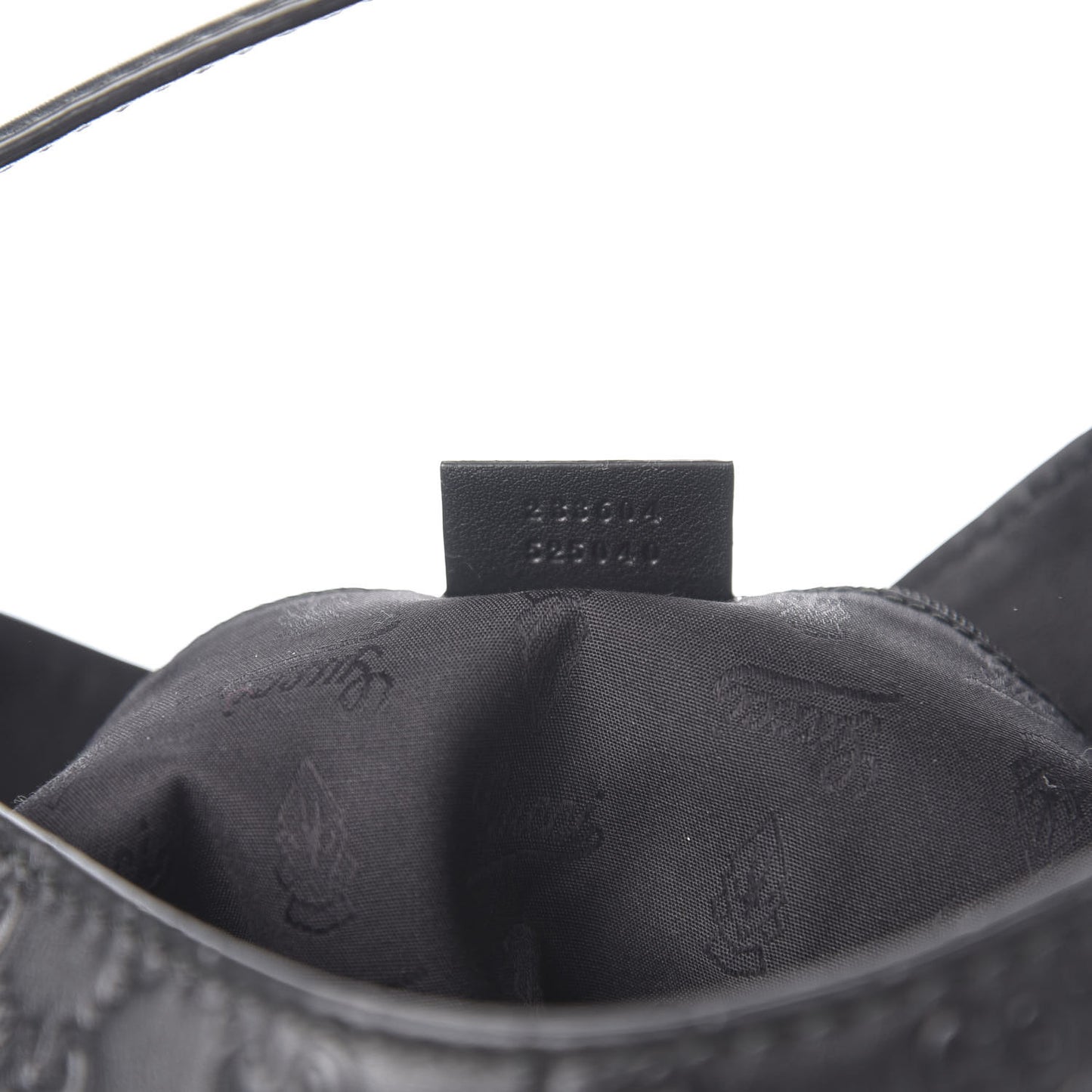 Guccissima Large New Ladies Web Hobo Black