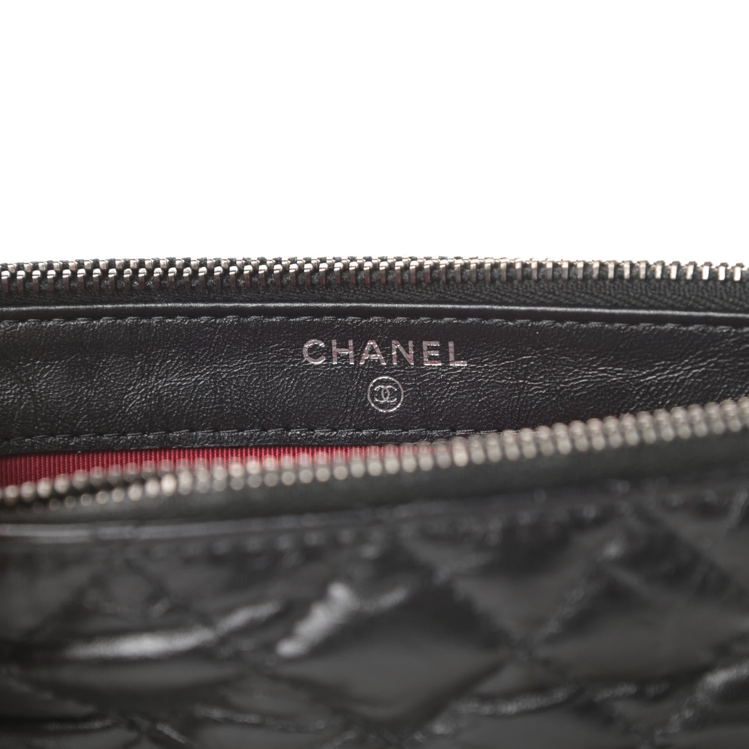 Chanel Aged Calfskin Quilted Small Gabrielle Clutch With Chain Black 8 of 17