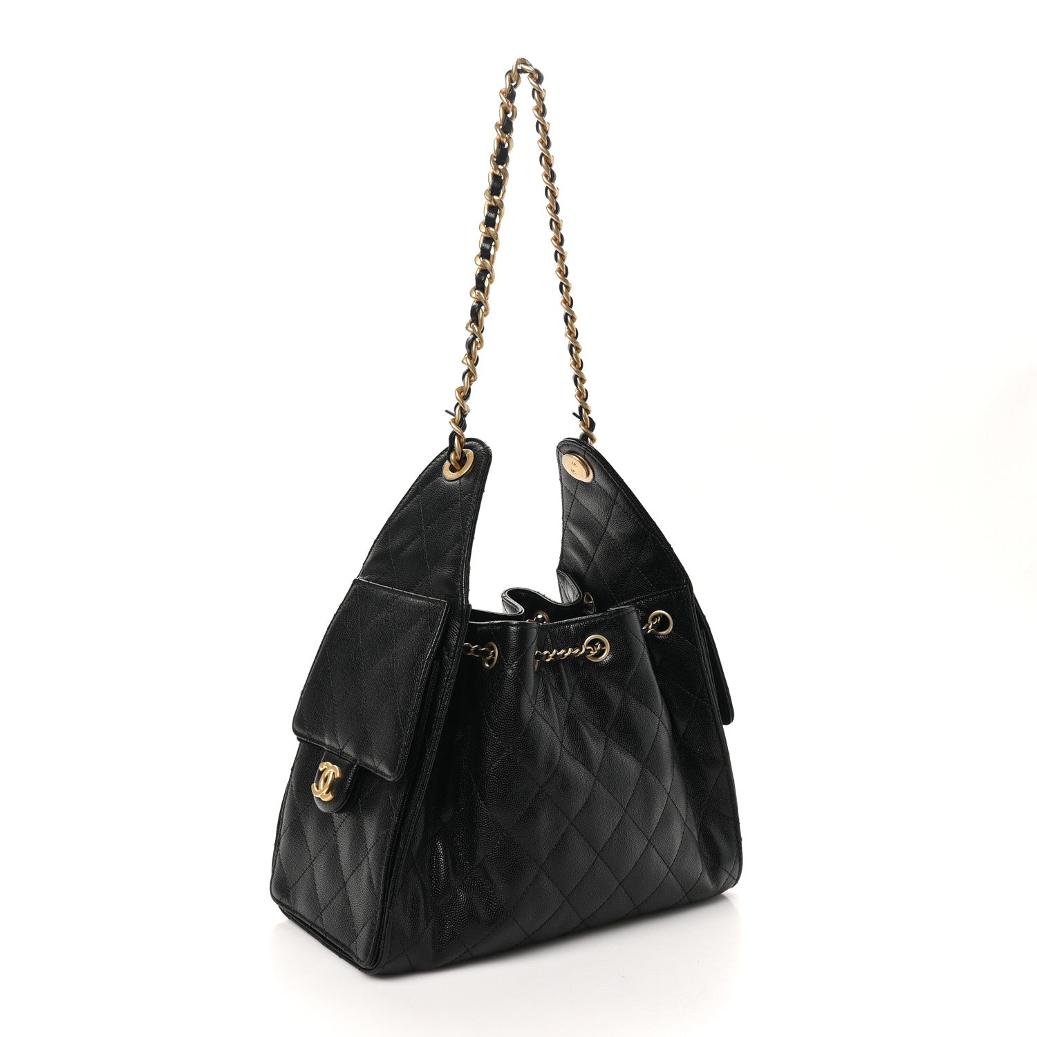 Chanel Caviar Quilted Small Chanel 25 Handbag Black 3 of 11