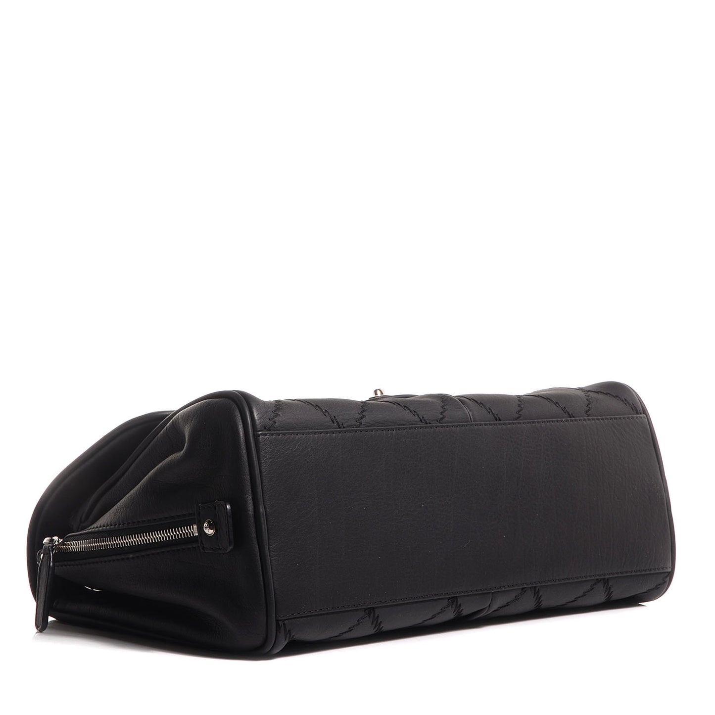 Calfskin Large Darjeeling Flap Black