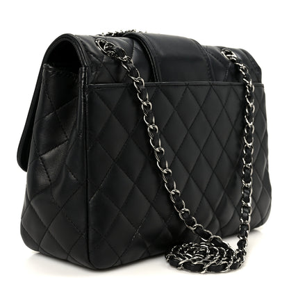 Chanel Lambskin Quilted Elementary Chic Flap Black 3 of 11