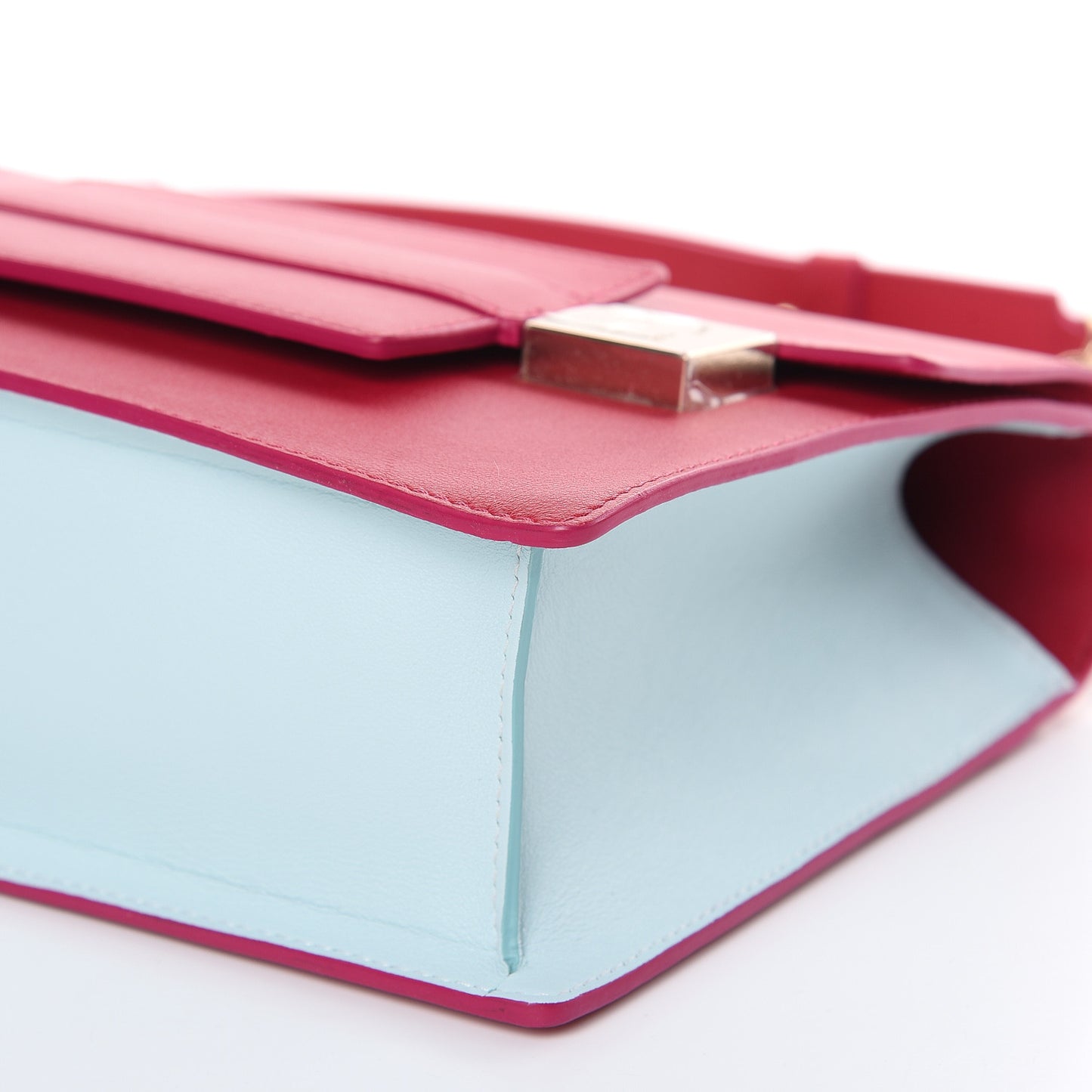 Supple Calfskin Madame PM Chaine Bag Framboise