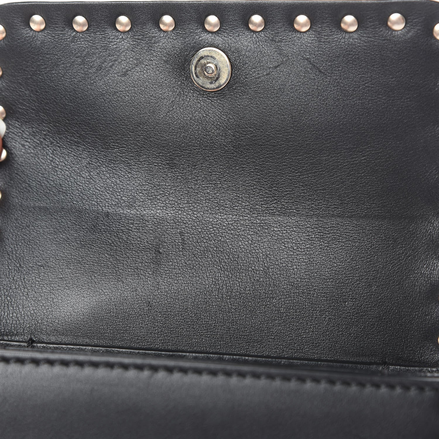 Valentino Garavani Vitello Rockstud Flap Crossbody Bag Black 12 of 17