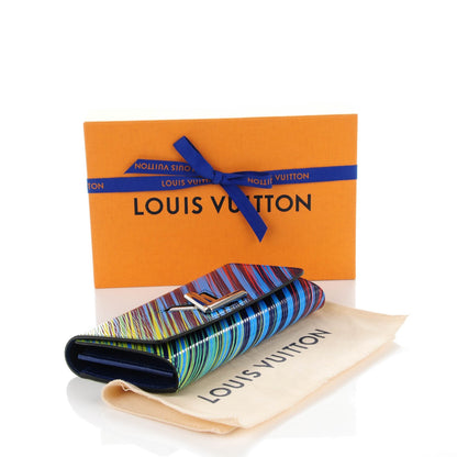 Louis Vuitton Epi Tropical Printed Twist Wallet Vert Rouge 4 of 7