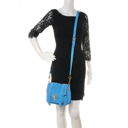 Proenza Schouler Suede PS1 Mini Pouch Messenger Bag Rip Tide 2 of 11