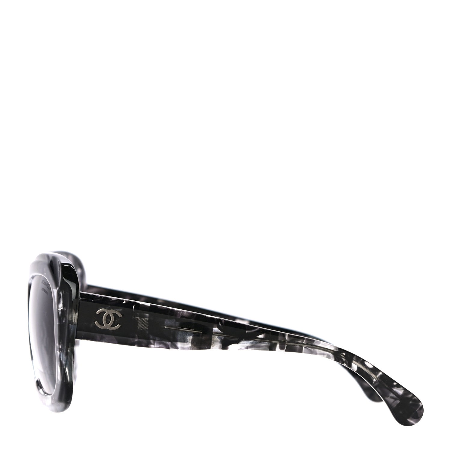 Chanel Acetate Square Plaid Frame Sunglasses 5324 Grey 2 of 7
