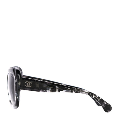 Chanel Acetate Square Plaid Frame Sunglasses 5324 Grey 2 of 7
