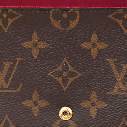 Louis Vuitton Monogram Pochette Felicie Chain Wallet Fuchsia 12 of 15