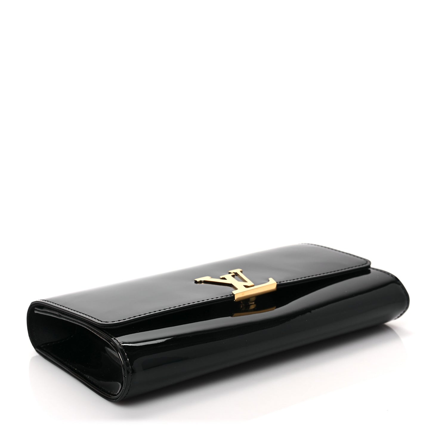 Patent Louise EW Clutch Black