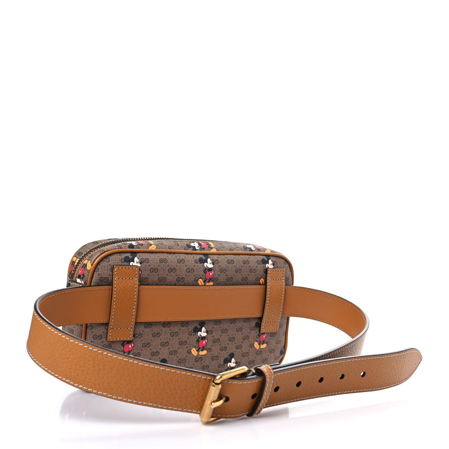 X DISNEY Mini Vintage GG Supreme Monogram Mickey Mouse Small Belt Bag 90 36 Beige Vintage Sun Oil