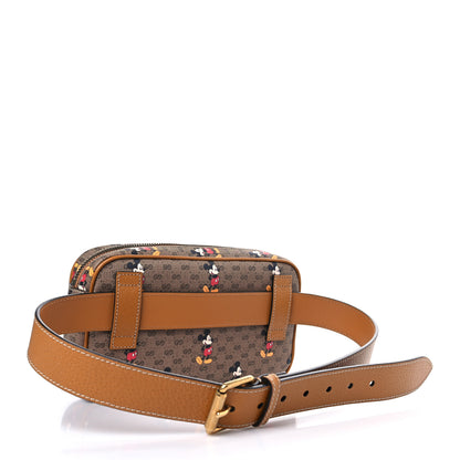 Gucci X DISNEY Mini Vintage GG Supreme Monogram Mickey Mouse Small Belt Bag 90 36 Beige Vintage Sun Oil 3 of 9