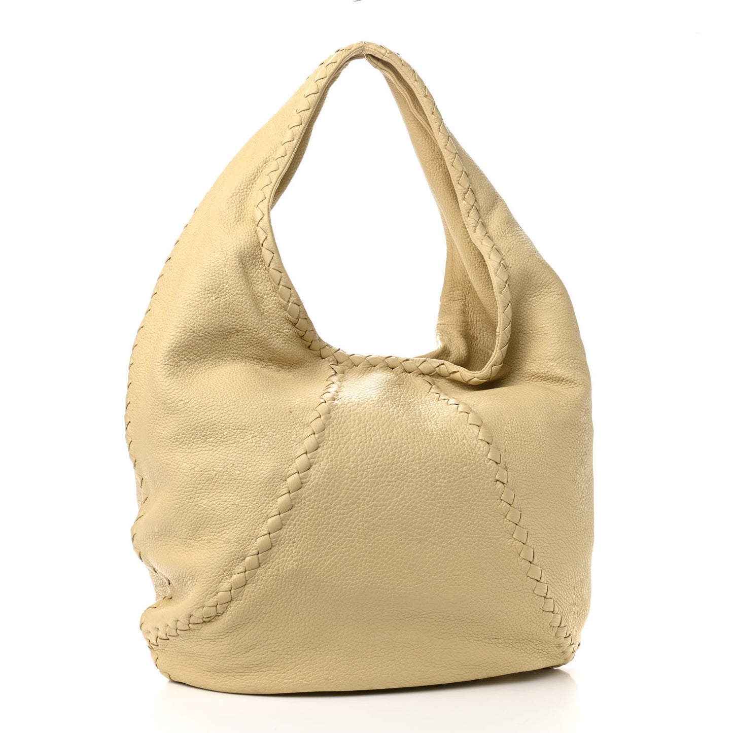 Cervo Deerskin Large Hobo Light Yellow