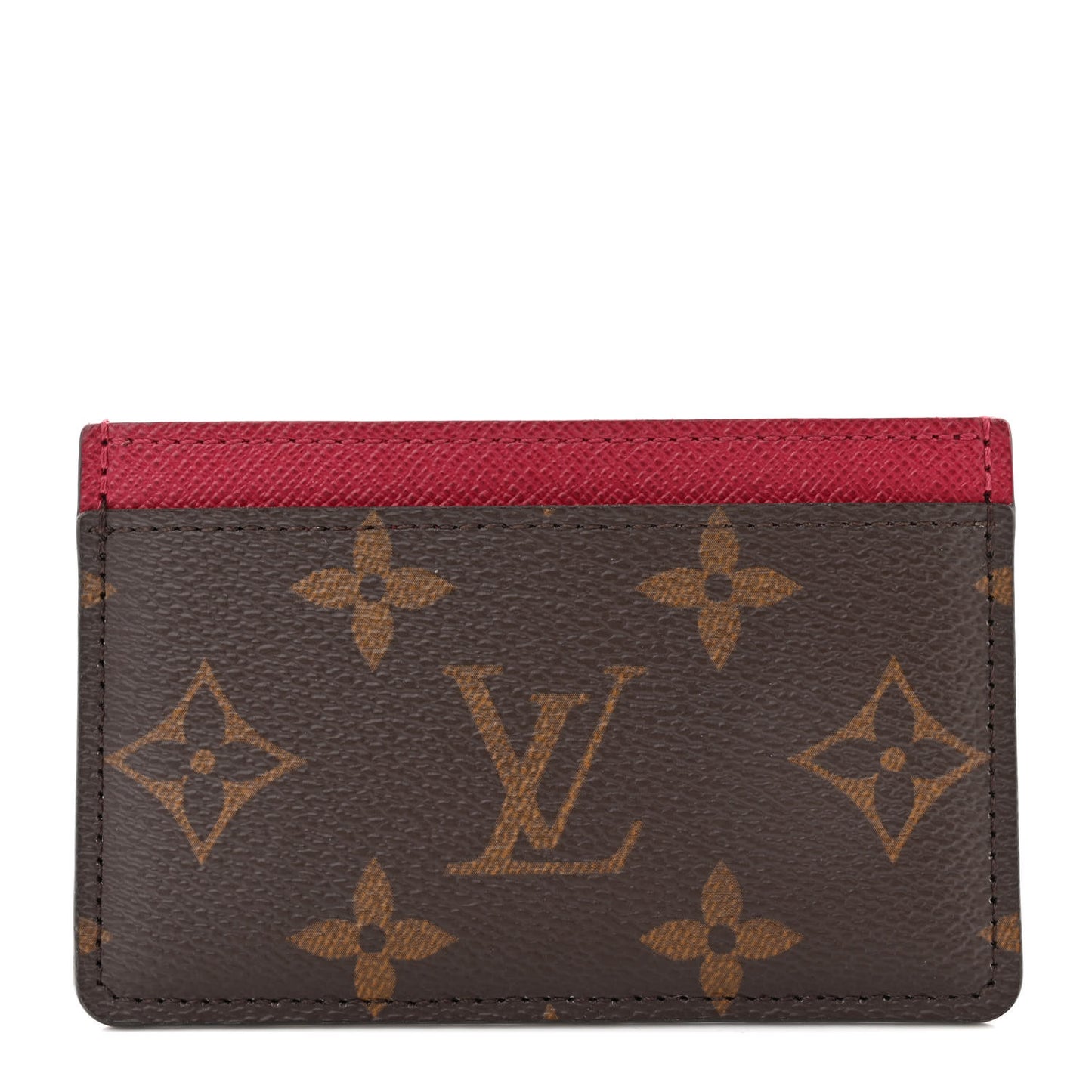 Monogram Card Holder Fuchsia