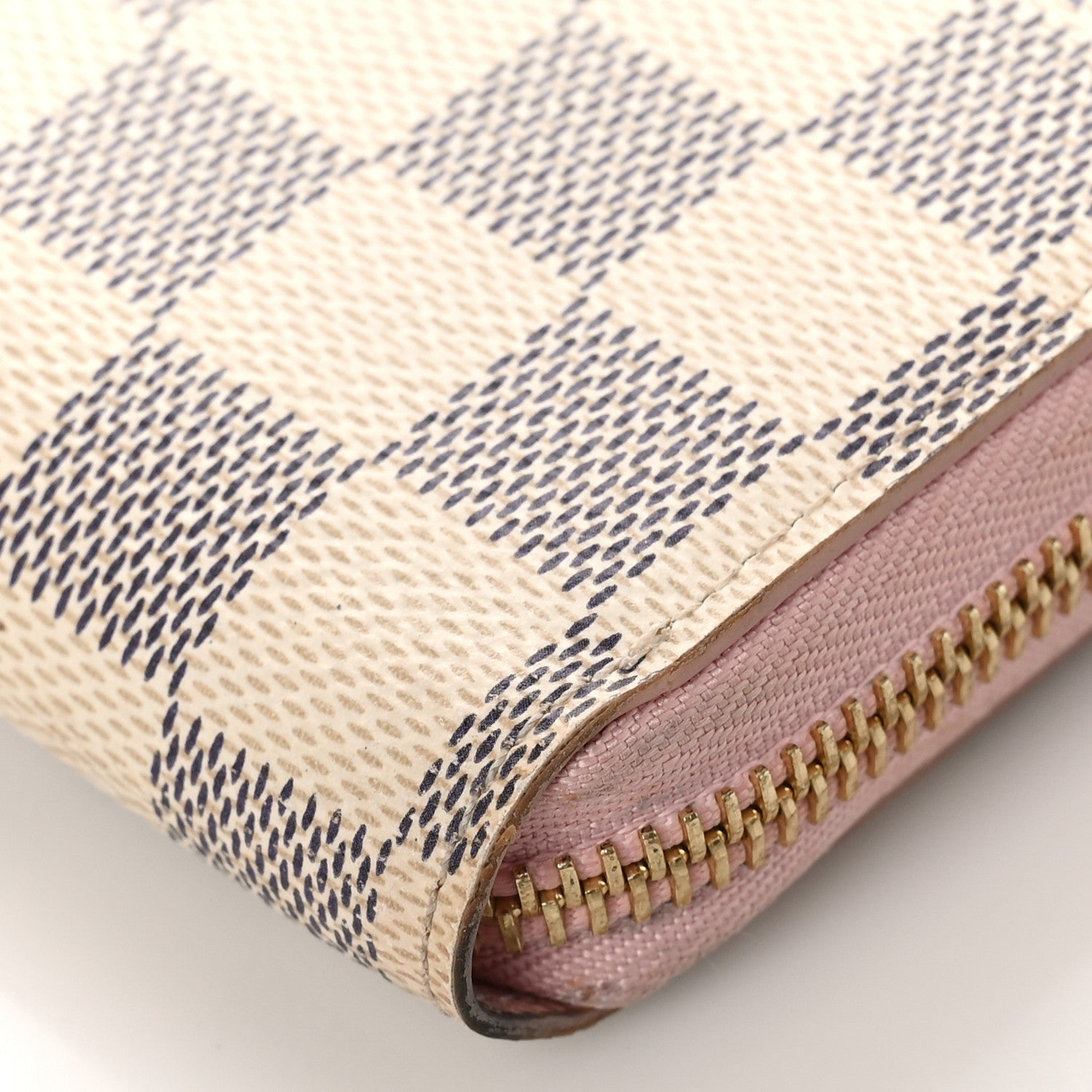 Louis Vuitton Damier Azur Zippy Wallet Rose Ballerine 8 of 11