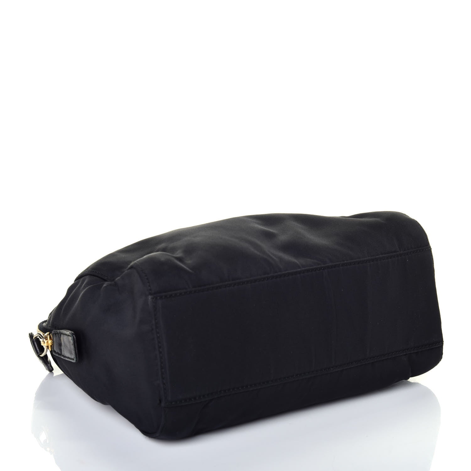 Prada Tessuto Nylon Chain Shoulder Bag Black 4 of 8
