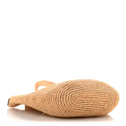Loewe Raffia Mini Slit Tote Bag Natural Tan 4 of 11