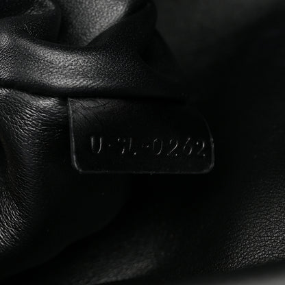 Celine Calfskin Triomphe Clutch Pouch Black 7 of 7