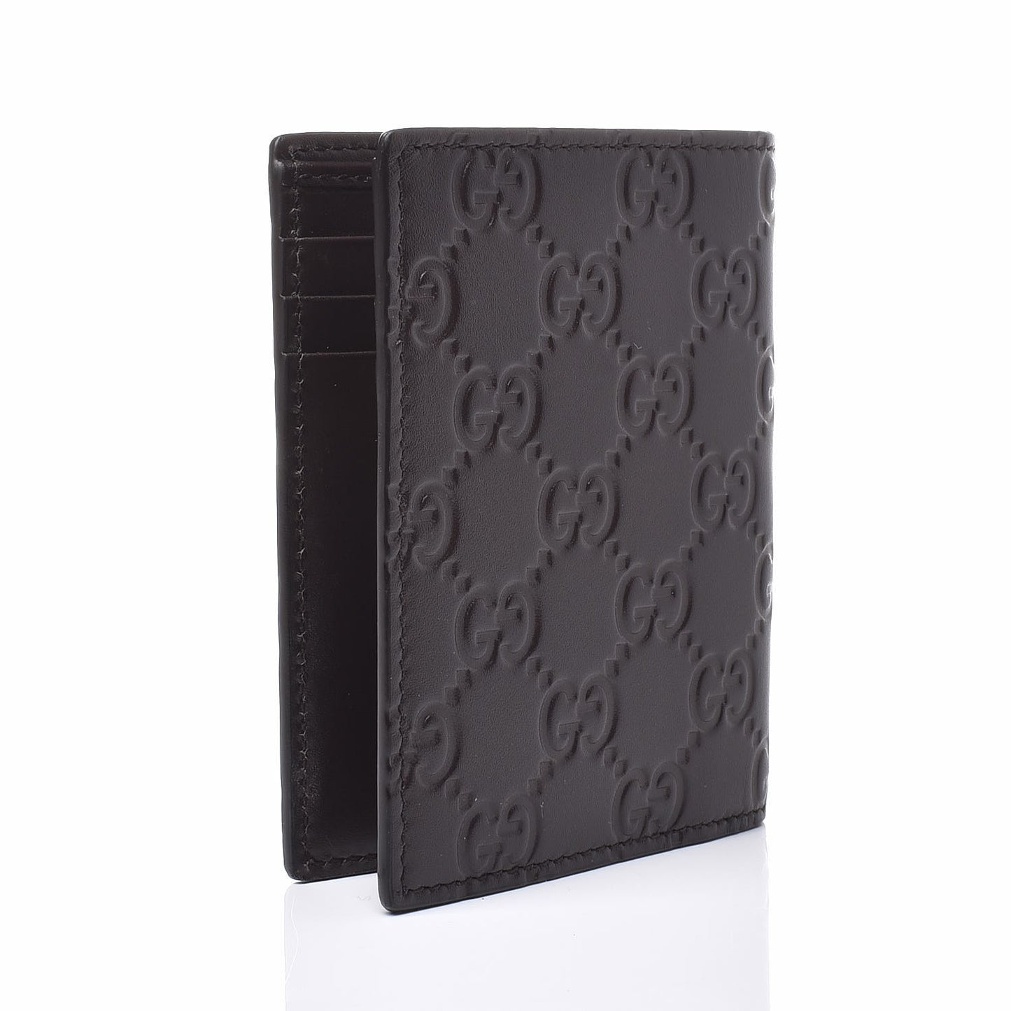 Guccissima Wallet Dark Brown