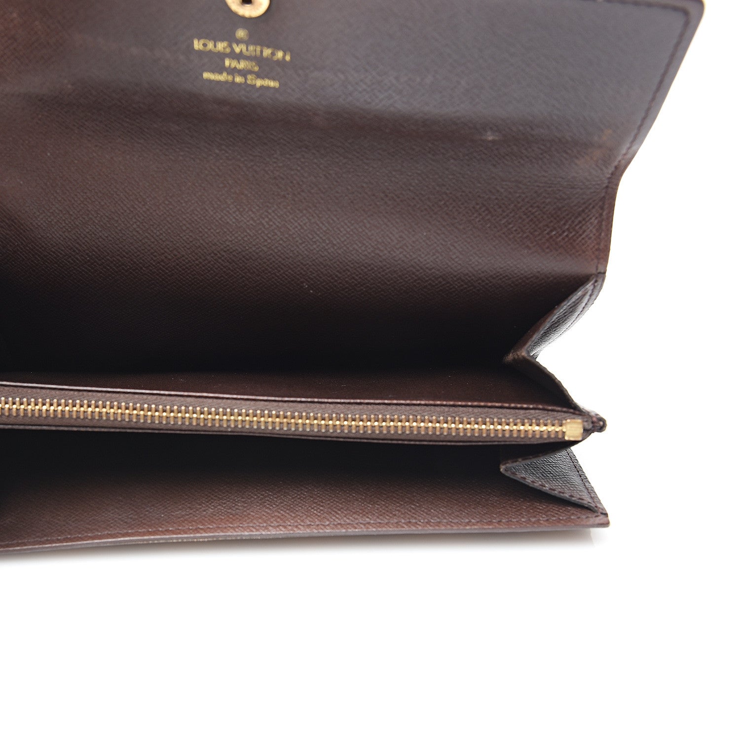 Louis Vuitton Damier Ebene Sarah Wallet 4 of 9