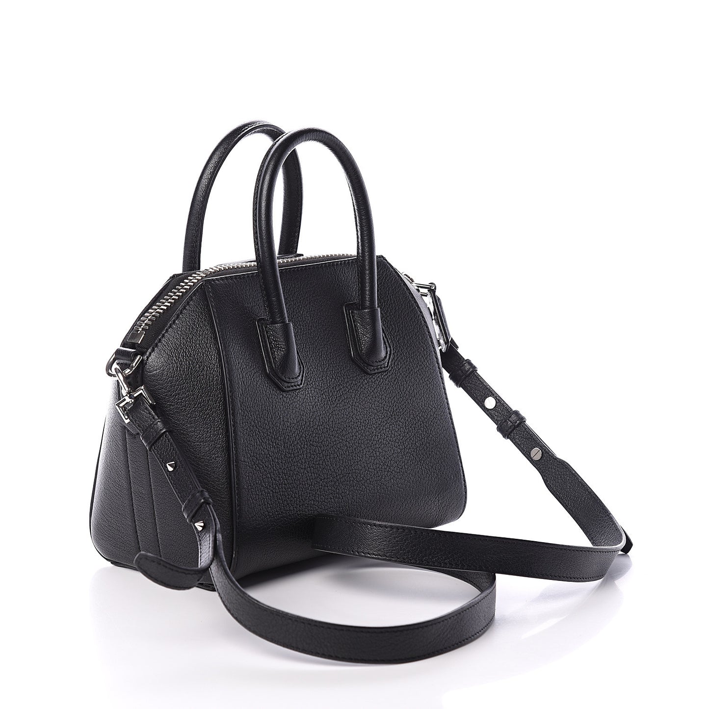 Sugar Goatskin Mini Antigona Black